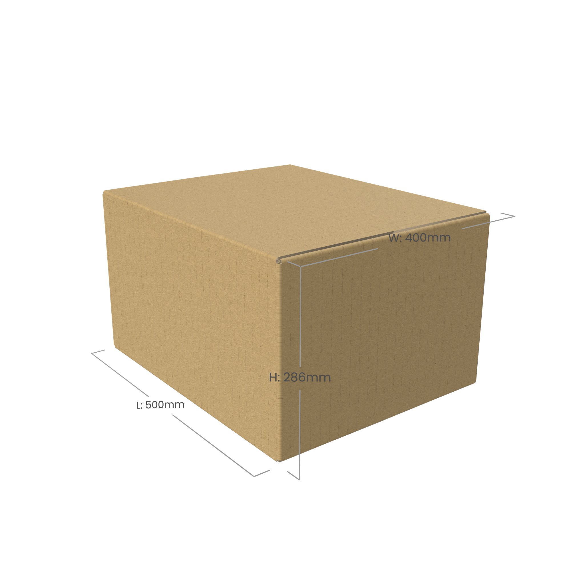TVL Flat-Pack Box 4 – 500×400×286mm