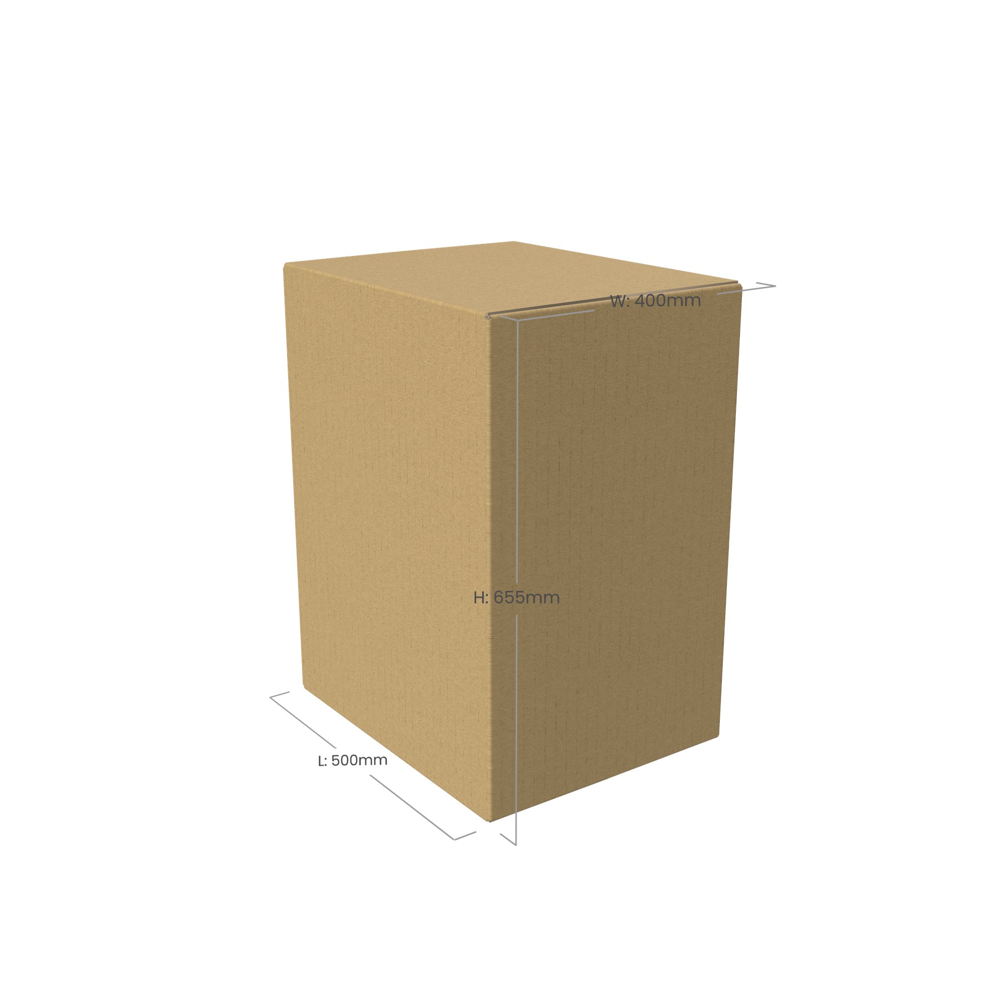 TVL Flat-Pack Box 9 – 500×400×655mm